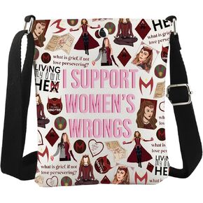 WCGXKO Wanda Witch Crossbody Bag Scarlet Witch Inspired Gift for Witch Movie Fans (Wrongs Cro)