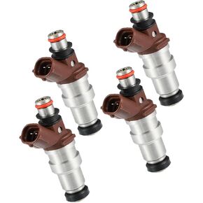 4 Pcs 23250-75050 Fuel Injector Nozzle Replacement for Toyota 4Runner Tacoma 2.7L 1996-2000 for Toyota T100 2.7L 1996-1998 for Toyota Hilux 2001-2004 Replacement