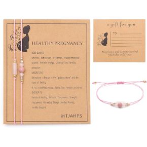 Healthy Pregnancy Gift ，Moonstone Bracelet, Fertility，Mom To Be Gift, Hope Bracelet for Women, Spiritual Jewelry