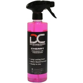 Detailer's Choice Series Premium Interior Car Fragrances I Air Freshener & Odor Eliminator I 16 oz. (Cherry)
