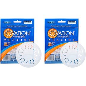 Walex Ovation Portable Air Freshener Discs, Solid Odor Control Deodorizer for Toilets, RV Trailers, Boats, Cars, OVAFFRE1, Fresh, Pack of 1, Lavender