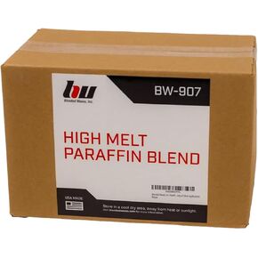 Blended Waxes, Inc. Paraffin Wax 10 lb. Bag - Easy to Use Wax Pastilles, 160F Melt Point Bulk Paraffin Wax - Use for DIY Projects, Candle Making, Additive and a Variety of Other Applications
