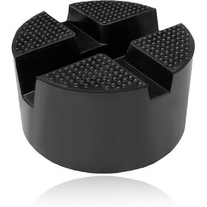 Floor Jack Pad, Anti-Slip Rubber Slotted Floor Jack Stand Adapter Pad, Universal Car Pinch Weld Sill Side Frame Rail Jack Holder Adapter Protector Pad, Car Accessories
