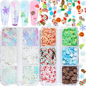 3D Flower Nail Charms, 2 Boxes 3D Acrylic Flower Nail Art Rhinestones White Pink Mixed Cherry Blossom Spring Gems Acrylic Nail Supplies with Pearls Manicure DIY Nail Decorations