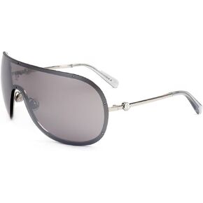 Moncler Sunglasses ML 0256 Avionn 16C Silver, Ice Grey/Silver Mirror