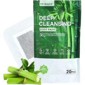 Foot Pads Deep Cleansing Premium Bamboo for Better Sleep Patches Stress Foot Health Relief Items (20PCS)
