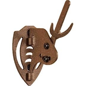 Skull Hooker Mini Hooker Skull Hanger - Perfect Kit for Hanging and Mounting Taxidermy Bear, Small Deer, Pronghorn, and Other Smaller Skulls for Display, Graphite Black