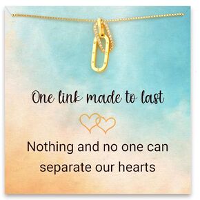 STORYJEWELLERY Birthday Gifts for Best Friend Necklace, Friendship Necklace for Women, Gift for Best Friend Women, Friendship Gifts for Women Friends