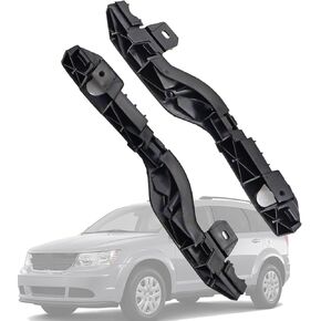 SecosAutoparts 2pcs Front Bumper Bracket Support Set Compatible with Dodge Journey 2009-2020 Replace# 5178411AD 5178410AD CH1032105 CH1033105 Left and Right Side