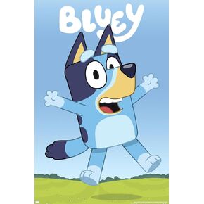 Trends International Bluey - Hey Wall Poster, 22.37" x 34.00", Unframed Version