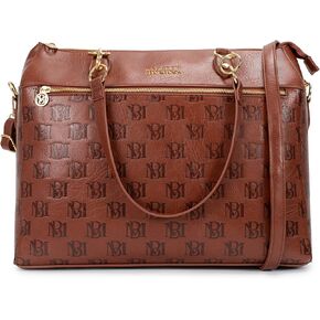 Badgley Mischka Madalyn Vegan Leather Travel Tote Weekender Bag