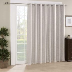 Eclipse Blackout Curtains for Bedroom-NewportInsulated Darkening Single Panel Grommet Top Window Treatment Living Room, 84" x 100", Bay Leaf