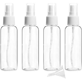 Small Spray Bottle, 4oz/120ml Travel Spray Bottle, Empty Fine Mist Spray Bottles, Refillable Mini Spray Bottles with Funnel