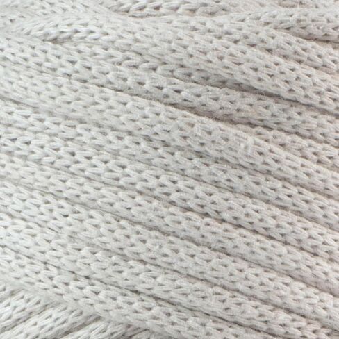 Braided Macrame Cord 3mm x 93yards (279 Feet), Cotton Macrame Cord, Colored Rope, Macrame Yarn, Colored Craft Rope for Wall Hanging, Plant Hangers, Crafts, for Knitting (White 3mm) 1 in Kuwait