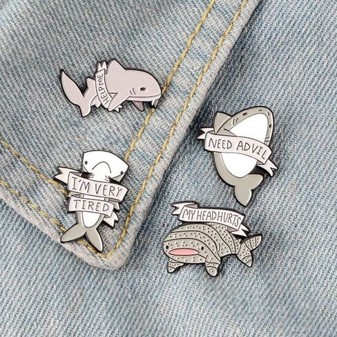 Cute Enamel Pin Brooches Variety styles Variety Themes Available Cartoon Brooch Badge Pins for Women Clothes Bags Backpacks Party Decoration Christmas Gift in Kuwait