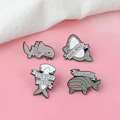 Cute Enamel Pin Brooches Variety styles Variety Themes Available Cartoon Brooch Badge Pins for Women Clothes Bags Backpacks Party Decoration Christmas Gift in Kuwait