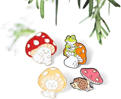 Cute Enamel Pin Brooches Variety styles Variety Themes Available Cartoon Brooch Badge Pins for Women Clothes Bags Backpacks Party Decoration Christmas Gift in Kuwait