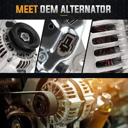 Alternator Replacement Compatible With Kubota Engines L2800 L3130 L3400 L3430 L3940 L4300 M4700 M4800 M4900 MX5000F 2.8L Replace 400-52172 101211-1180 3A011-74010 AND0214 9761219-118 in Saudi Arabia
