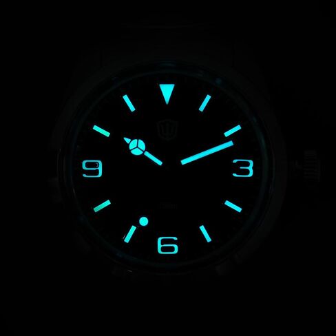 watchdives VH31 Quartz Watch, WD1016 Men Watches 37mm Dial Stainless Steel Wristwatch Sweep Sports Watch 100M Waterproof in Saudi Arabia
