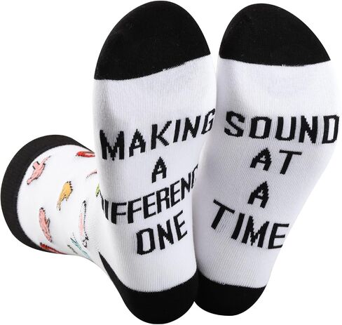 G2TUP Speech Therapist Socks SLP Gifts Speech Language Pathologist Socks Making a Difference One Sound At a Time SLP Socks in Kuwait