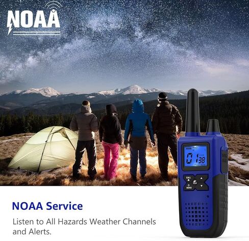 Topsung 3 Walkie Talkies Rechargeable Adults Long Range with Earpieces NOAA in Kuwait