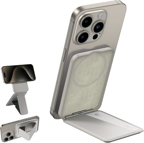 حامل ثلاثي القوائم للهاتف متعدد الاستخدامات، متوافق مع محفظة Magsafe لسلسلة iPhone 16/15/14/13/12، يعمل كحامل للهاتف الخلوي، وحامل ثلاثي عصا سيلفي ومقبض للهاتف، أسود in Saudi Arabia