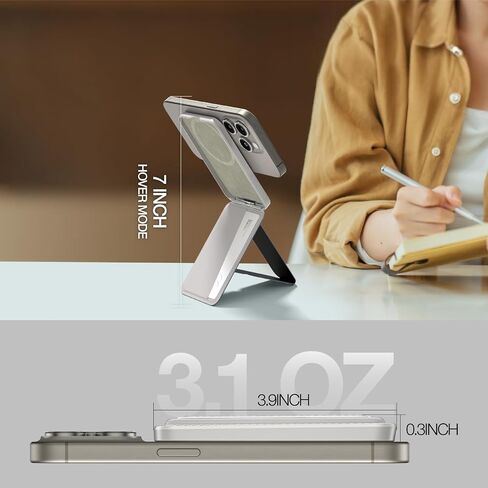 حامل ثلاثي القوائم للهاتف متعدد الاستخدامات، متوافق مع محفظة Magsafe لسلسلة iPhone 16/15/14/13/12، يعمل كحامل للهاتف الخلوي، وحامل ثلاثي عصا سيلفي ومقبض للهاتف، أسود in Saudi Arabia