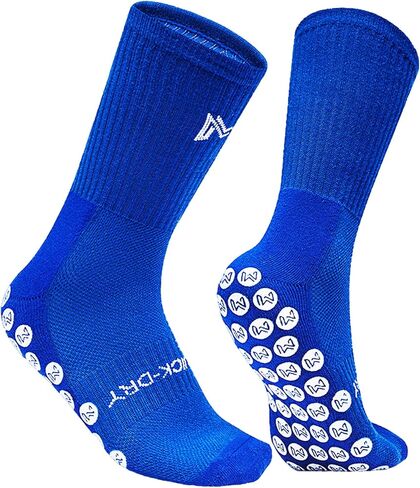 EMPULSE SPORTS Anti-Slip Grip Socks- Ideal for Soccer,Football,Gym,Basketball,Yoga & More - Unisex, Sizes 7-12 US, Blue in Saudi Arabia