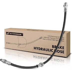 A-Premium Front Driver and Passenger Brake Hydraulic Hoses Compatible with Select BMW Models - X3 2004-2010 - Replace# 34303411443(Pack of 2)