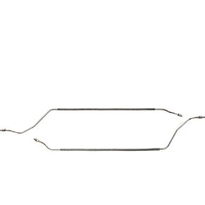 Rear Axle Brake Lines - Fits 68-72 Chevelle/Malibu/El Camino - Stainless - The Stop Shop