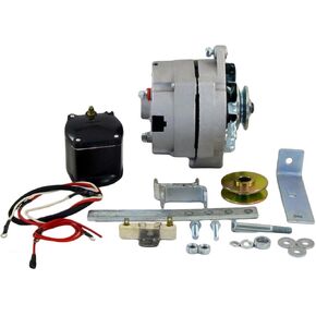 RAREELECTRICAL New Alternator Conversion Kit Compatible With 1939-1951 Ford 8N Tractors 1100-0530 11000530 8Ne10300alt-C 8Ne10300altc