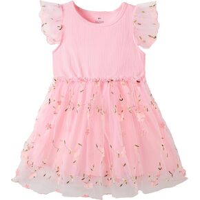 UMELOK Toddler Tutu Dress Little Girls Tulle Casual Dresses Size 3-8 Years in Kuwait
