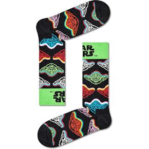 Happy Socks Unisex Yoda Crew Socks