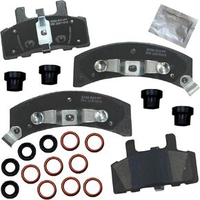 Bendix Premium SBM369 Front Brake Pads for 60 Special,Commercial Chassis,DeVille,Escalade,Fleetwood,Astro,Blazer,C1500,Suburban,C2500,Express 1500,2500,K1500,K2500,Silverado,Suburban Tahoe,Ram GMC