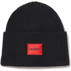 قبعة HUGO للرجال منسوجة بشعار مضلع