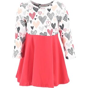 Unique Baby Girls Valentines Day Fashion Hearts Tutu Dress