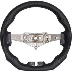 عجلة قيادة جلدية كاملة، عجلة قيادة جلدية مثقبة على شكل حرف D مناسبة لسيارة جيب رانجلر JK 2011-2017 in Kuwait