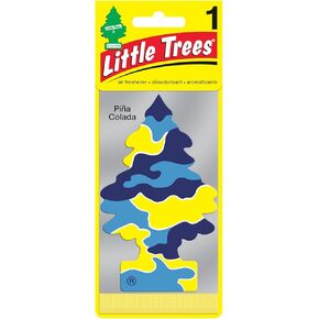 LITTLE TREES Car Air Freshener | Hanging Paper Tree for Home or Car | Pina Colada Scent | Pack of 6