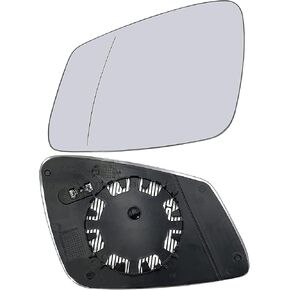Driver Side Heated Mirror Glass Compatible with 228i 320i 328i 330i 335i 428i 430i 435i 440i 535i 550i 640i Series i3 M2 M3 M4 M5 M6 Power Convex Left Side Mirror Glass Replacement for BMW 51167251583
