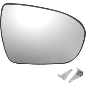 X AUTOHAUX Car Rearview Right Passenger Side Mirror Glass Replacement W/Backing Plate Heated for Kia Optima 2011 2012 2013 2014 2015