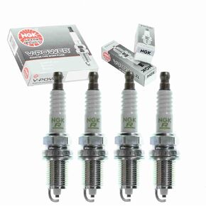 4 pc NGK V-Power Spark Plugs compatible with Honda CR-V 2.0L L4 1997-1998