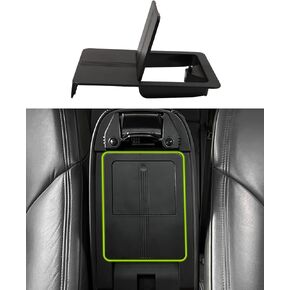Hidden Storage Box for Ford Bronco Sport Accessories 2021 2022 2023 2024,Bronco sport Armrest Center Console Organizer,Bronco sport Secret Compartment Press To Open and Close