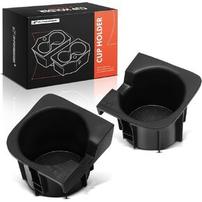 A-Premium Cup Holder Compatible with Toyota Tacoma 2005-2017, Center Console Left and Right, Black, Replace# 6699204012, 6699104012