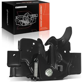 A-Premium Front Hood Latch Lock Assembly Compatible with Mazda Vehicles - 3 2010 2011, with Burglar Alarm System, Front Hood Lock - Replace# BBM456620A