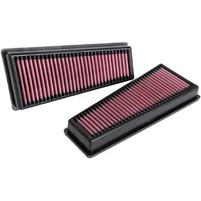 K&N Engine Air Filter: Increase Power & Acceleration, Washable, Premium, Replacement Car Air Filter: Compatible with 2018-2020 MERCEDES (S63 AMG, E63 AMG, G63 AMG, AMG GT 63) 33-3140