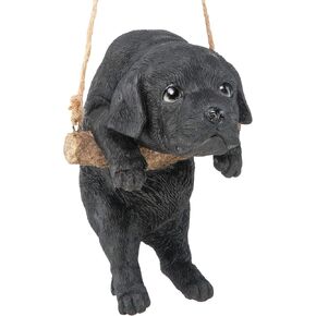 Design Toscano Black Lab Puppy Partner Collectible Dog Statue