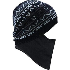 Seirus Innovation Chronicle Hat - Quick Clava Beanie with Built-in Pull Down Mask for added Face and Neck Protection