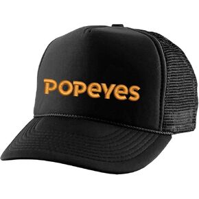 ALLNTRENDS Popeyes Embroidered Trucker Hat Fast Food Embroidery Adjustable Cap