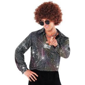Morph Disco Shirt Costume Men - Mens Disco Outfit - Mens Disco Costume - Mens 70s Costume - 70s Disco Outfits For Men