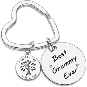 7RVZM Grammy Christmas Keychain Mother Inspirational Keychain Grammy Thank You Keychain Mother Gift